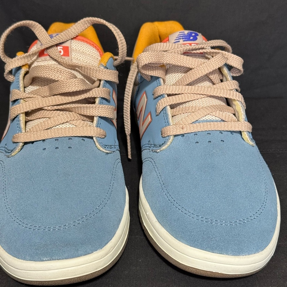 New Balance Men's Blue and Orange Sneakers - Picture 2 of 8